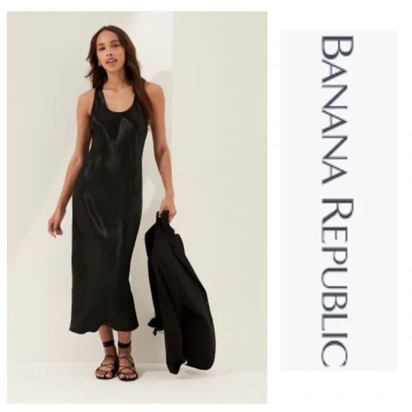 Banana Republic | Dresses | Banana Republic Hammered Satin Racerback Dress | Poshmark Banana Republic | Dresses | Banana Republic Hammered Satin Racerback Dress | Poshmark